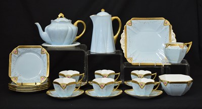 Lot 560 - Shelley 'Queen Anne' Pattern (11539/10) six person tea set