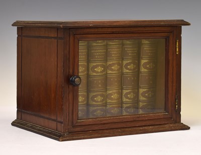 Lot 281 - Hudson, 'The Works of Shakespeare', six volumes 1871, with miniature bookcase