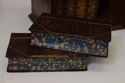 Lot 281 - Hudson, 'The Works of Shakespeare', six volumes 1871, with miniature bookcase