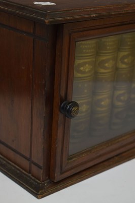 Lot 281 - Hudson, 'The Works of Shakespeare', six volumes 1871, with miniature bookcase