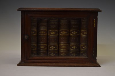 Lot 281 - Hudson, 'The Works of Shakespeare', six volumes 1871, with miniature bookcase