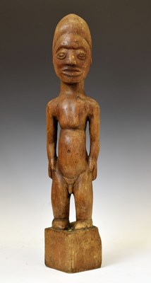 Lot 185 - Ethnographica: West African carved wooden standing figure