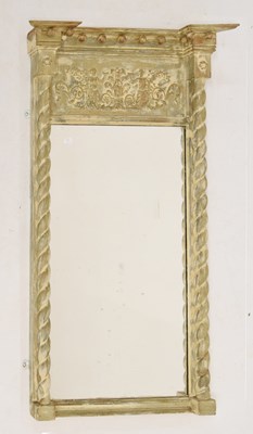 Lot 689 - Gilt pier mirror