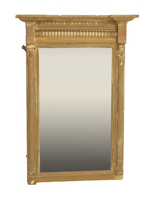 Lot 692 - Giltwood pier mirror