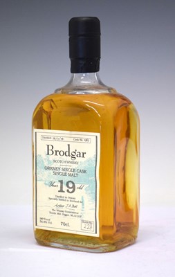 Lot 534 - Bottle of Brodgar Orkney single cask 19 year old whisky