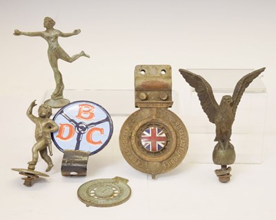 Lot 416 - Group of car badges and mascots