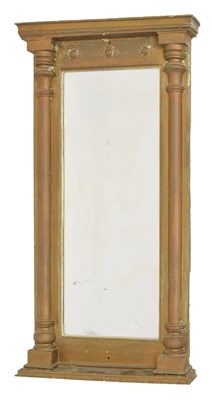 Lot 691 - Giltwood pier mirror