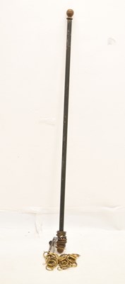 Lot 729 - Slim wooden curtain pole