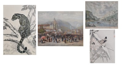 Lot 657 - Four framed prints