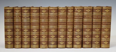 Lot 606 - Dickens, Charles - Twelve volumes, leather-bound