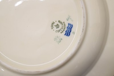 Lot 505 - Six Royal Copenhagen porcelain plates and a bowl