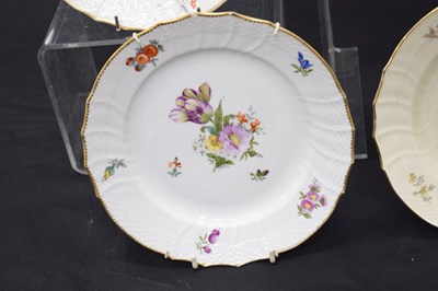 Lot 505 - Six Royal Copenhagen porcelain plates and a bowl