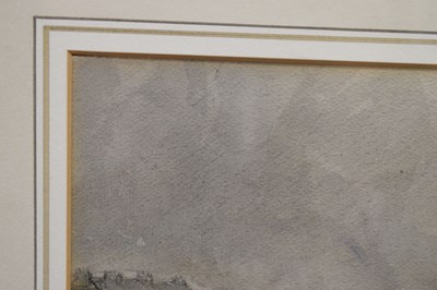 Lot 420 - George Edward Horton, (1859-1950) - Watercolour - Beach scene