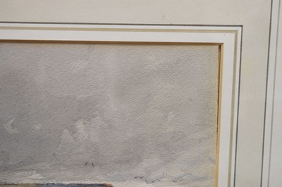Lot 420 - George Edward Horton, (1859-1950) - Watercolour - Beach scene