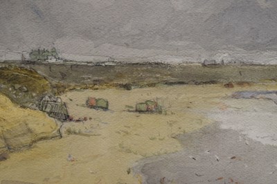 Lot 420 - George Edward Horton, (1859-1950) - Watercolour - Beach scene