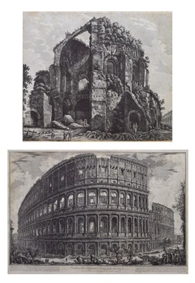 Lot 380 - Giovanni Battista Piranesi, (Italian, 1720-1778) - Two 18th century engravings