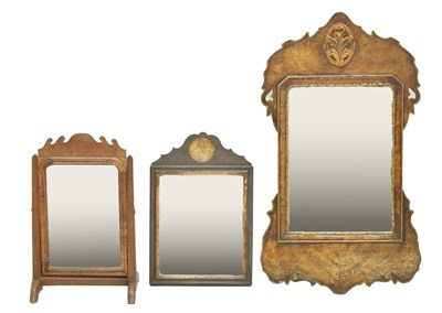 Lot 693 - 18th century style wall mirror, etc. (3)