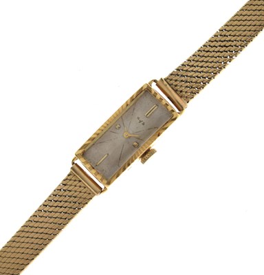 Lot 247 - Watches of Switzerland - Lady's 18ct gold cased bracelet watch