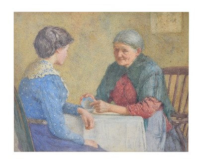 Lot 637 - Frederick James McNamara Evans (1859-1929) - Watercolour - 'Fortune Teller'