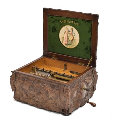 Lot 289 - Symphonion Musikwerke, Leipzig - 'Rococo' No. 25C disc musical box No. 485723