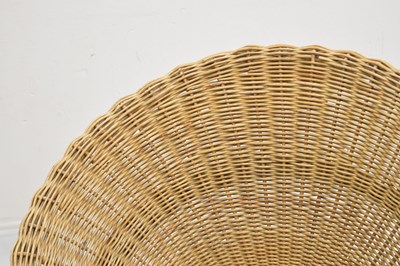 Lot 682 - Manner of Arnold Bueno de Mesquita - Wicker lounge chair