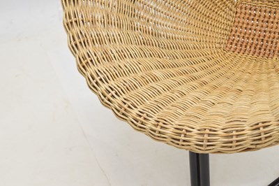 Lot 682 - Manner of Arnold Bueno de Mesquita - Wicker lounge chair