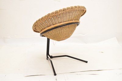 Lot 682 - Manner of Arnold Bueno de Mesquita - Wicker lounge chair