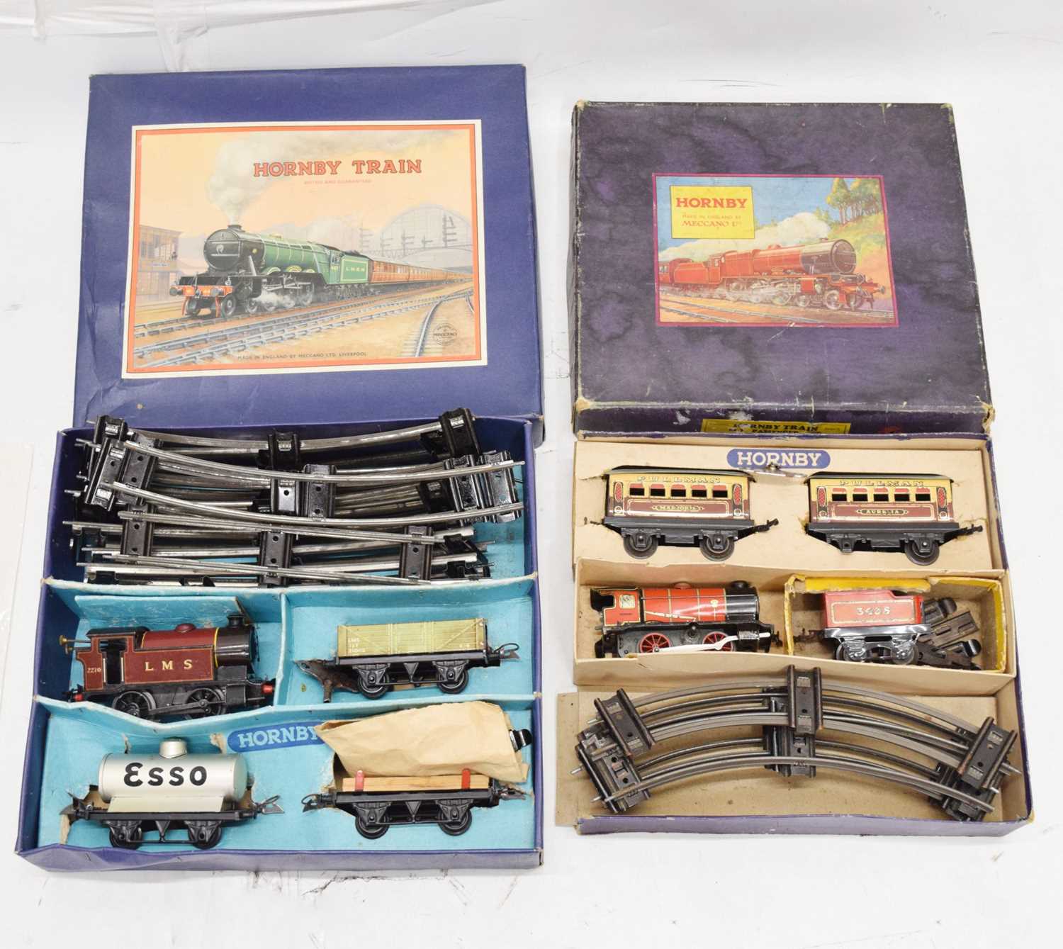 Lot 377 - Hornby - Two boxed 'O' gauge railway
