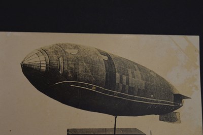 Lot 357 - 'H.M. Airship, The Gamma' postcard