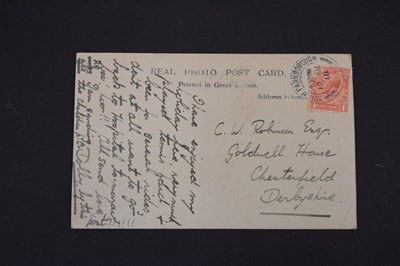 Lot 357 - 'H.M. Airship, The Gamma' postcard