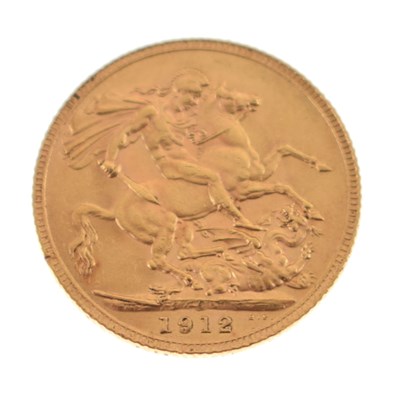 Lot 316 - George V gold sovereign, 1912