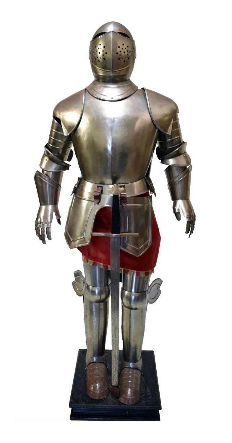 Lot 608 - Suit of armour