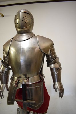 Lot 608 - Suit of armour