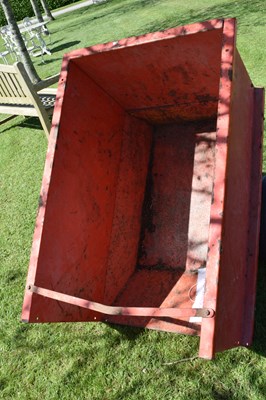 Lot 779 - Garden tractor/ride on mower tipper trailer