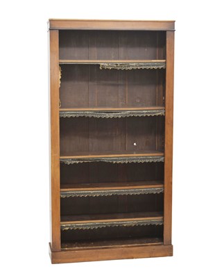 Lot 751 - Victorian open bookcase