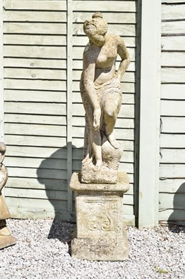 Lot 797 - Composition figural garden ornament, Toilet of Venus