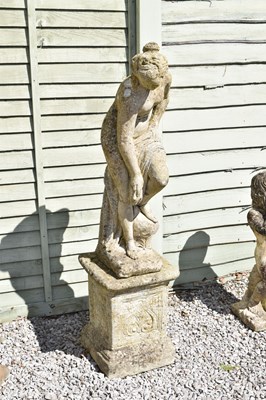 Lot 797 - Composition figural garden ornament, Toilet of Venus