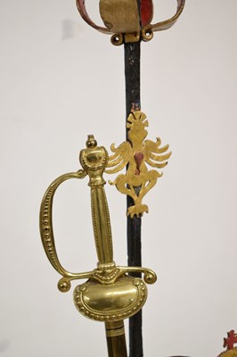 Lot 167 - Bristol Interest - 18th century Bristol sword rest