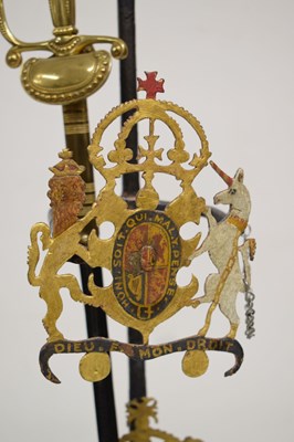 Lot 167 - Bristol Interest - 18th century Bristol sword rest