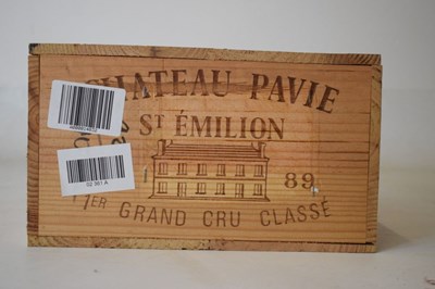 Lot 683 - Wines & Spirits - 12 bottles of Château Pavie, Saint-Émilion, Grand Cru Classé, 1989