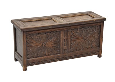 Lot 711 - Oak coffer