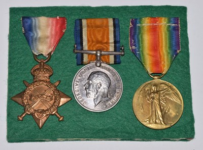 Lot 498 - British First World War medal trio