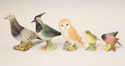 Lot 533 - Beswick - Group of five bird figures