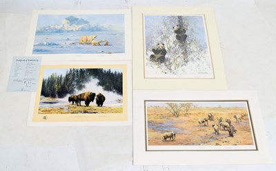 Lot 650 - After David Shepherd (1931-2017) - Four unframed limited edition prints