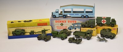 Lot 369 - Dinky Toys - Boxed 982 'Pullmore Car Transporter' and other Dinky models