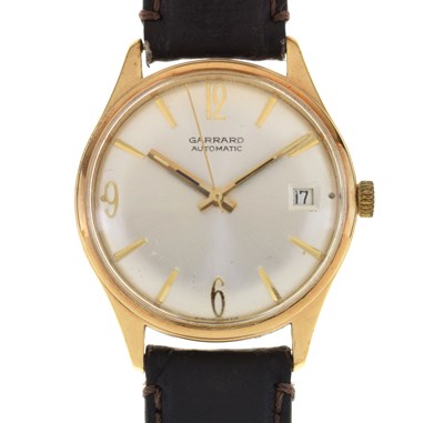 Lot 233 - Garrard - Gentleman's  9ct gold cased automatic wristwatch