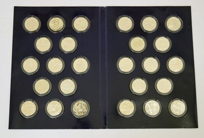 Lot 347 - Royal Mint complete set of A-Z of Great Britain 10p coins, 2018