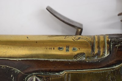 Lot 261 - 18th century flintlock blunderbuss