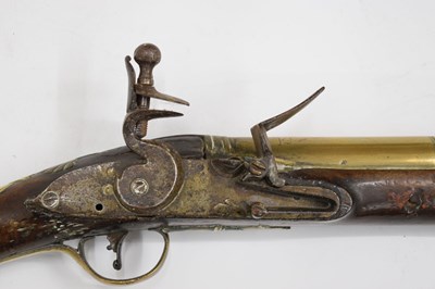 Lot 261 - 18th century flintlock blunderbuss