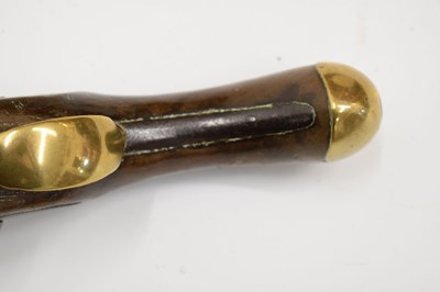 Lot 264 - French .700 calibre flintlock military pistol, circa 1800